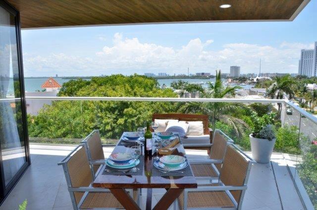 Tahk Sea View Apartment Cancun Bagian luar foto