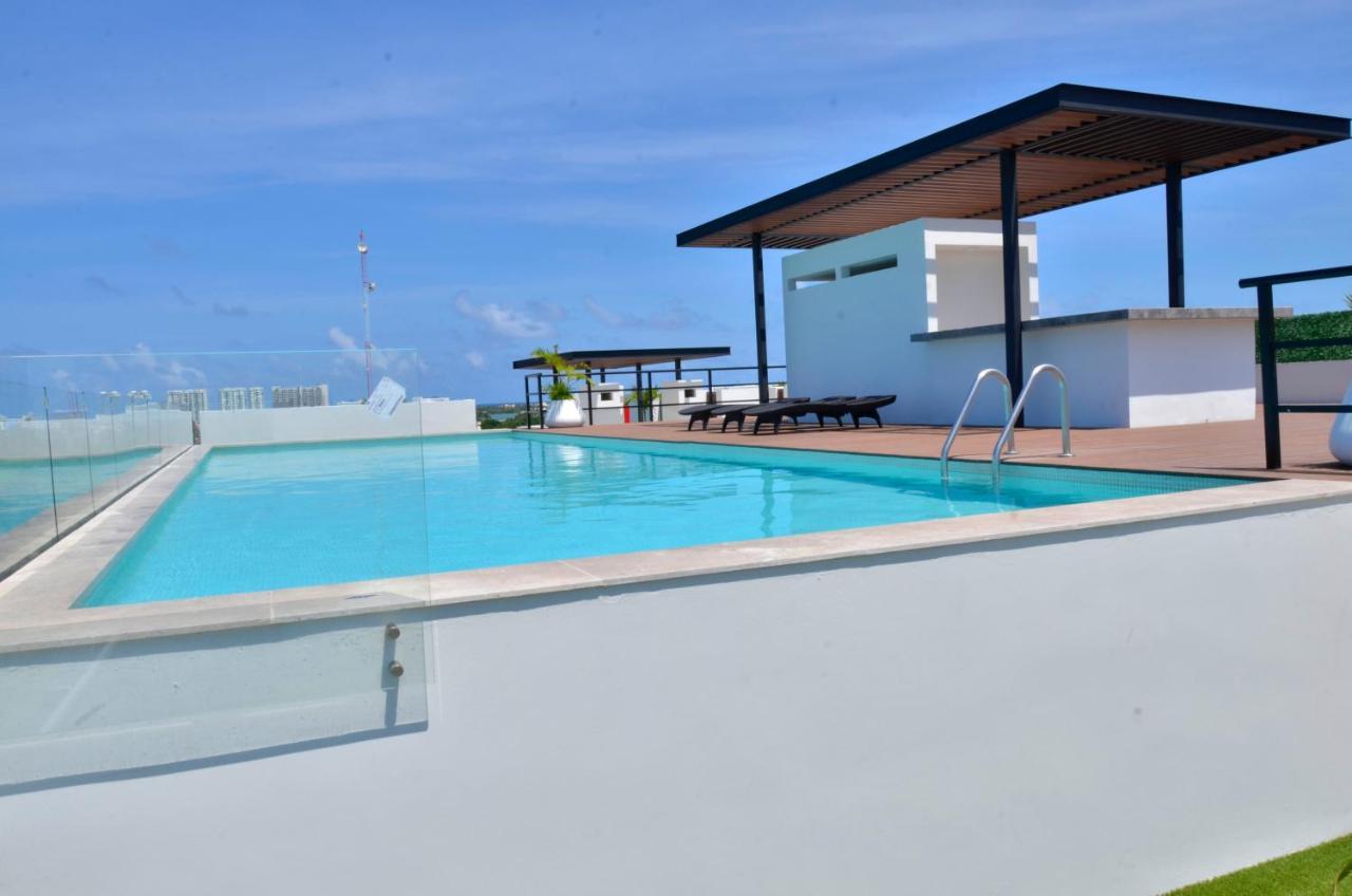 Tahk Sea View Apartment Cancun Bagian luar foto