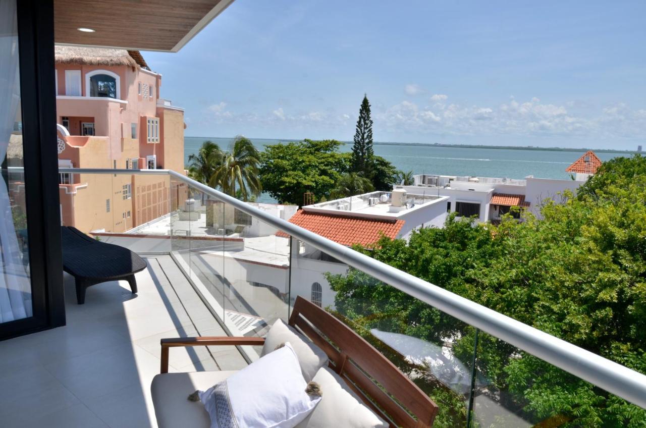 Tahk Sea View Apartment Cancun Bagian luar foto