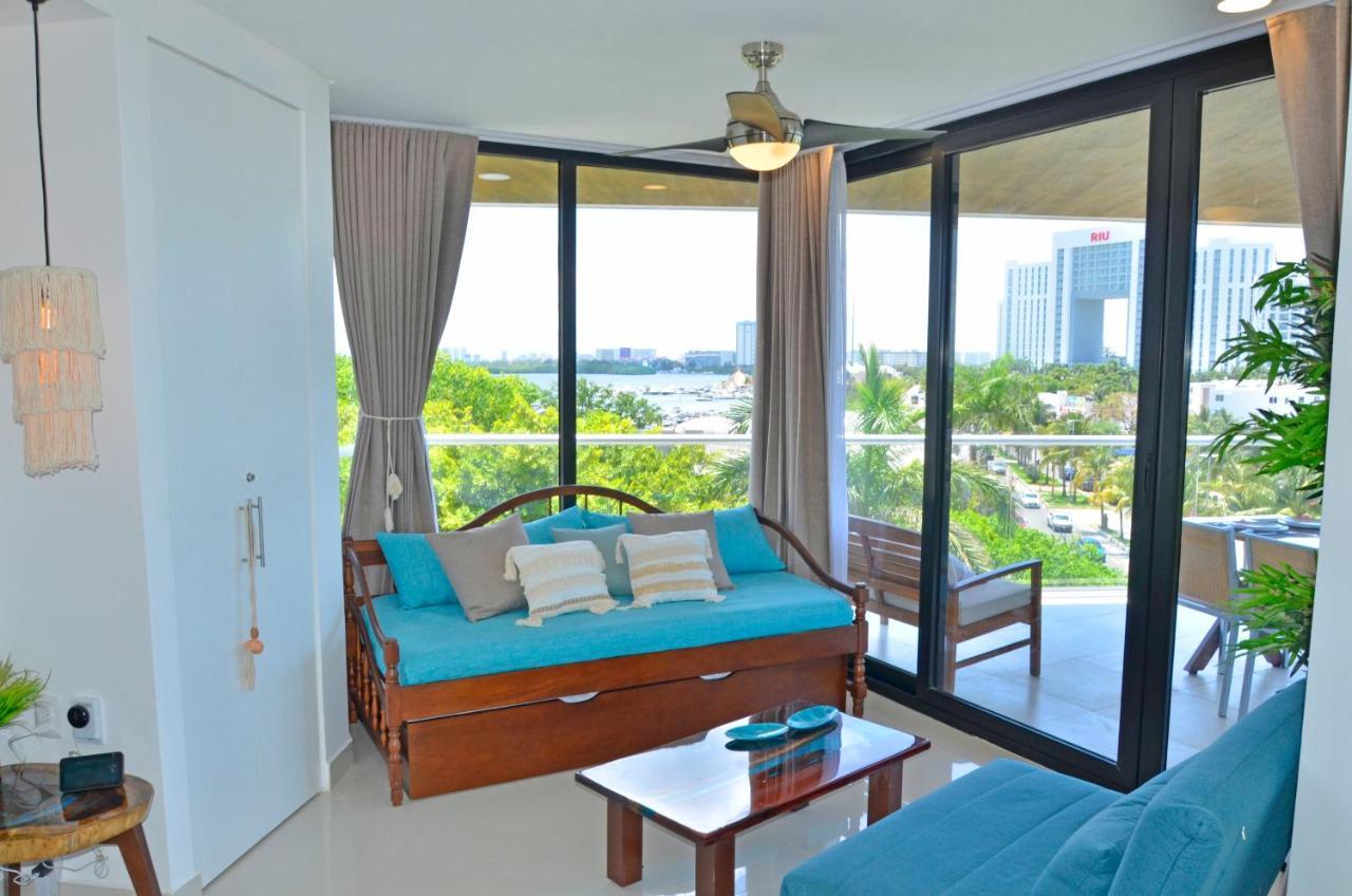 Tahk Sea View Apartment Cancun Bagian luar foto