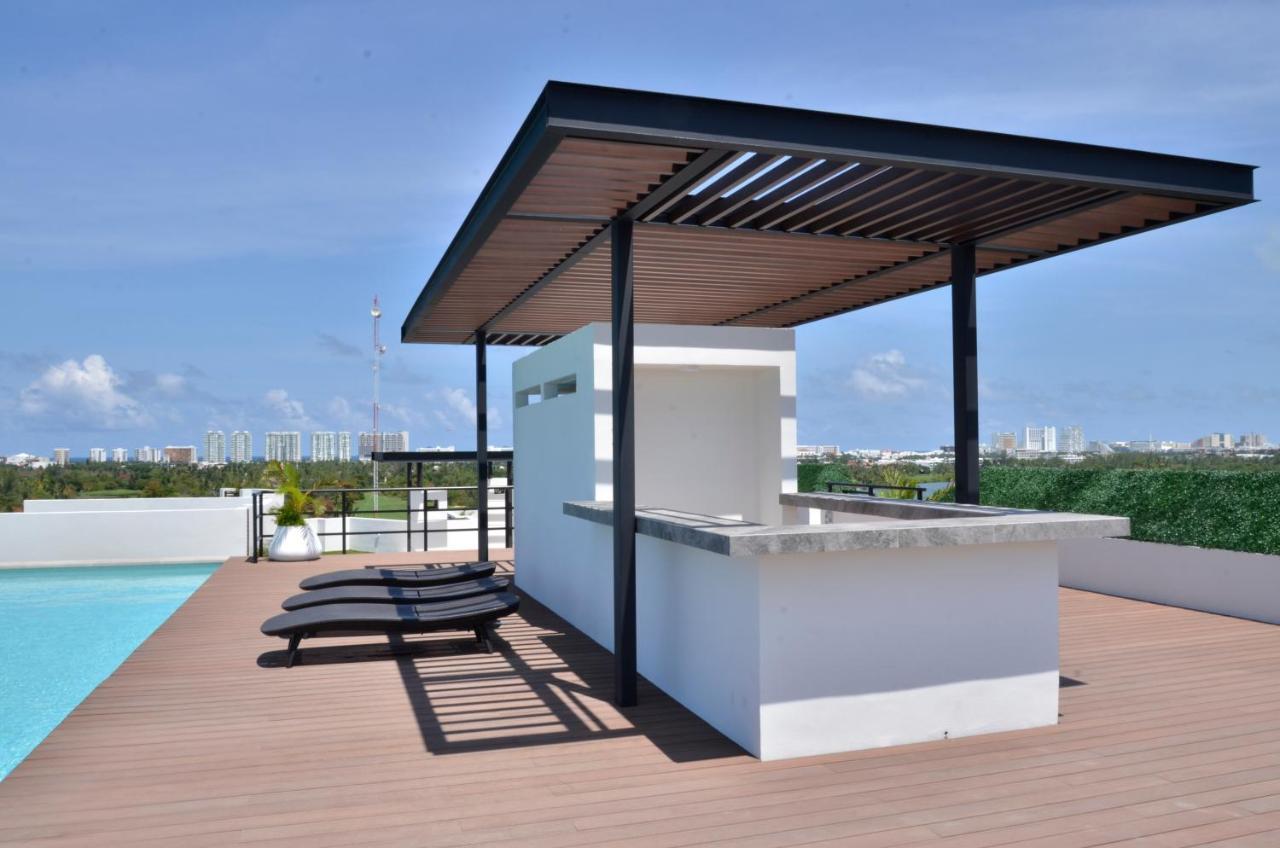 Tahk Sea View Apartment Cancun Bagian luar foto